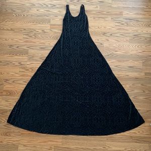 BlackMilk Burned Velvet Maxi Dress - Limited